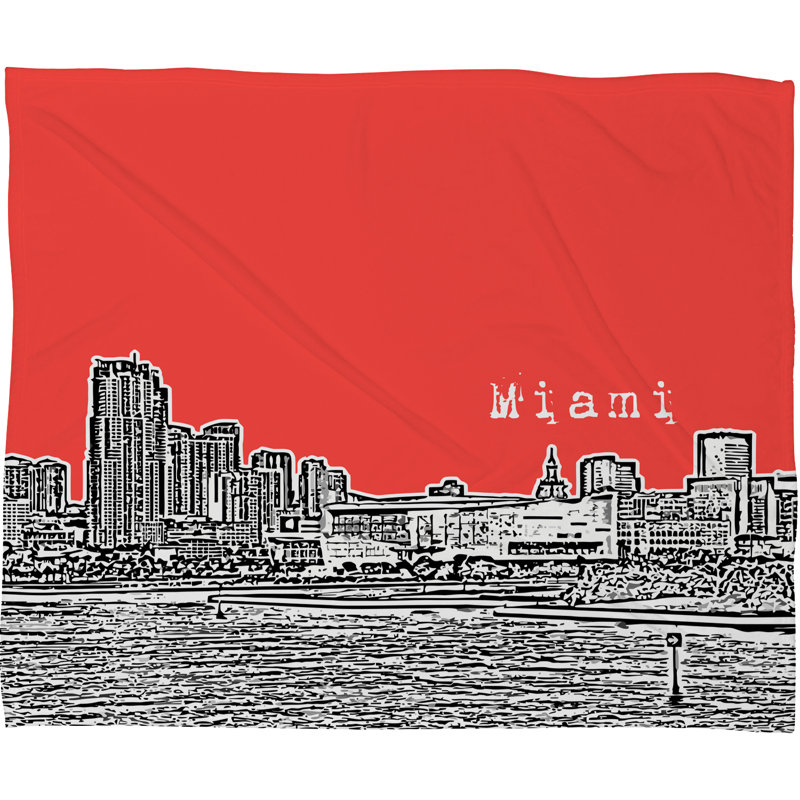 Jeté Bird Ave Miami, Petit, Rouge