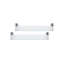 2 Piece Glass Floating Shelf-9190255
