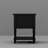 2-Drawer Nightstand With Open Shelf, Carved Floral Detail, And Turned Legs-478461511