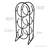 3 Bottle Tabletop Wine Bottle Rack-791679188