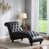 Black Faux Leather