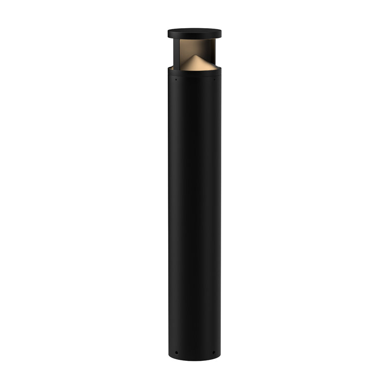 Borne d'éclairage DEL intégrée noire Dover, H 36,63 po x l 6,38 po x P 6,38 po