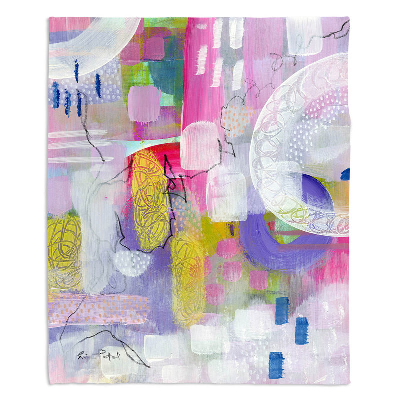 Hand Woven Throw Blanket, 68" W x 80" L