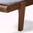 Live Edge King Size Platform Bed Frame in Brown Finish, 12.6'' H X 76.55'' W X 81.14'' L-830474858