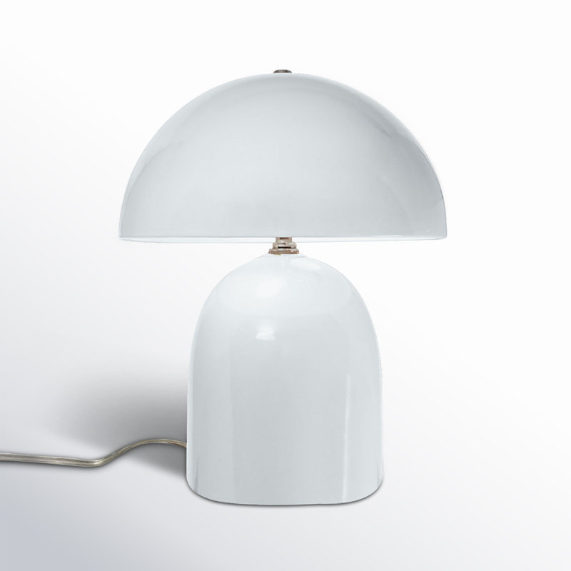 Lampe de table en céramique Percy, Blanc