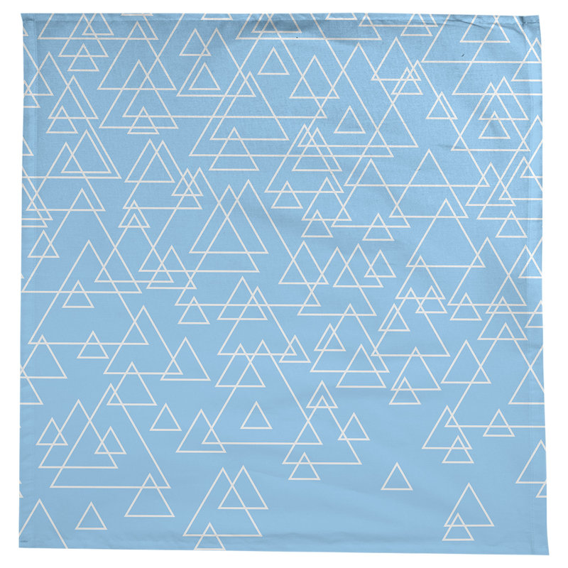 Avicia Scattered Triangle Tablecloth, Blue