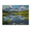 Décorations murales en bois Mountain River Reflections In Rocky Mountains I - Paysage de montagne-112671304