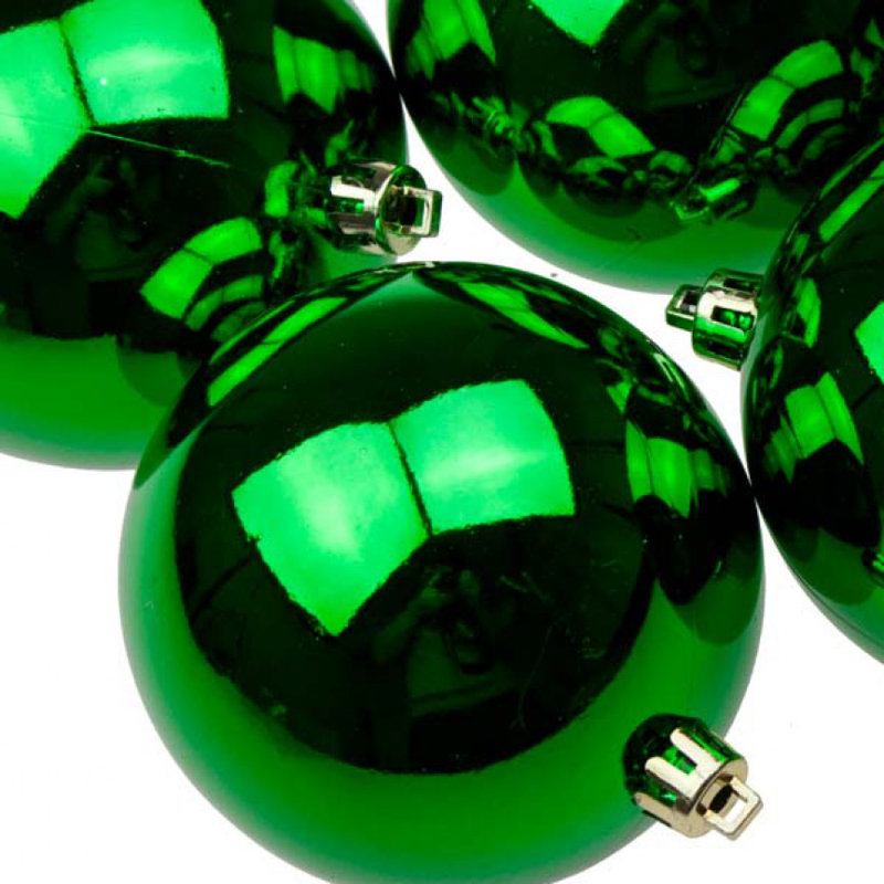 8cm Bauble, Green
