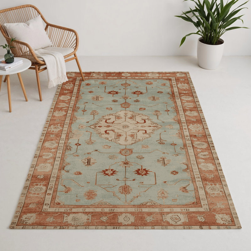 Tapis d'intérieur et d'extérieur surteint beige