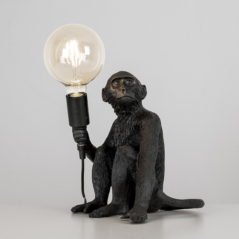 Priscila Novelty Lamp, Black