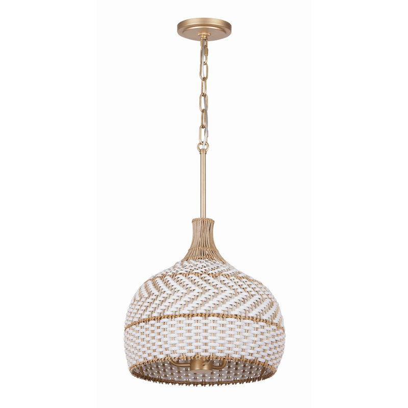 Blairwood 3 - Light Gold Dome Pendant