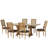 Lamm Extendable Trestle Dining Set-70601896-70601895