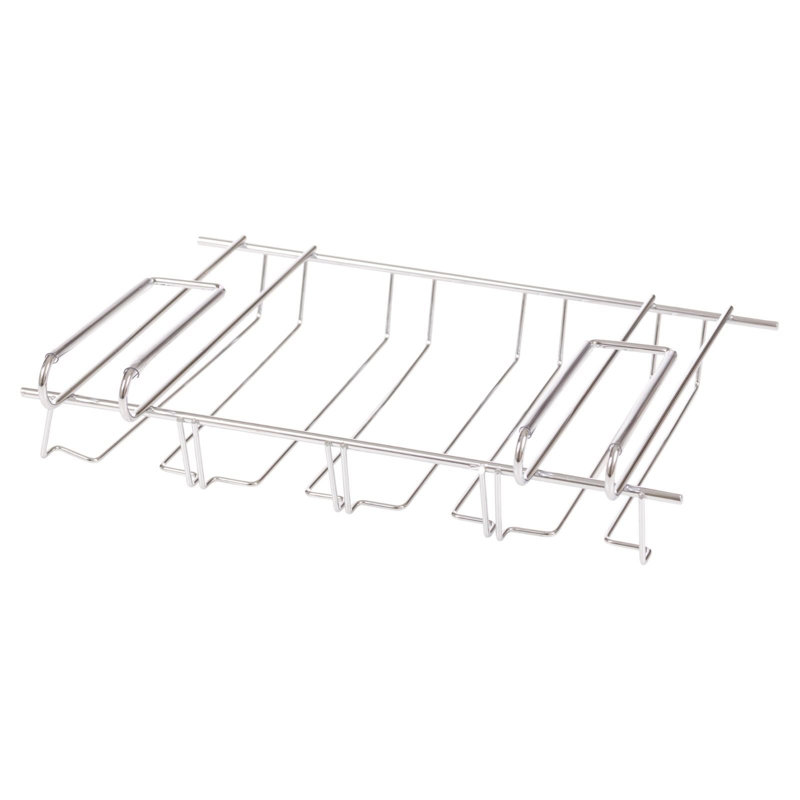 Hanging Wine Glass Rack in Silver