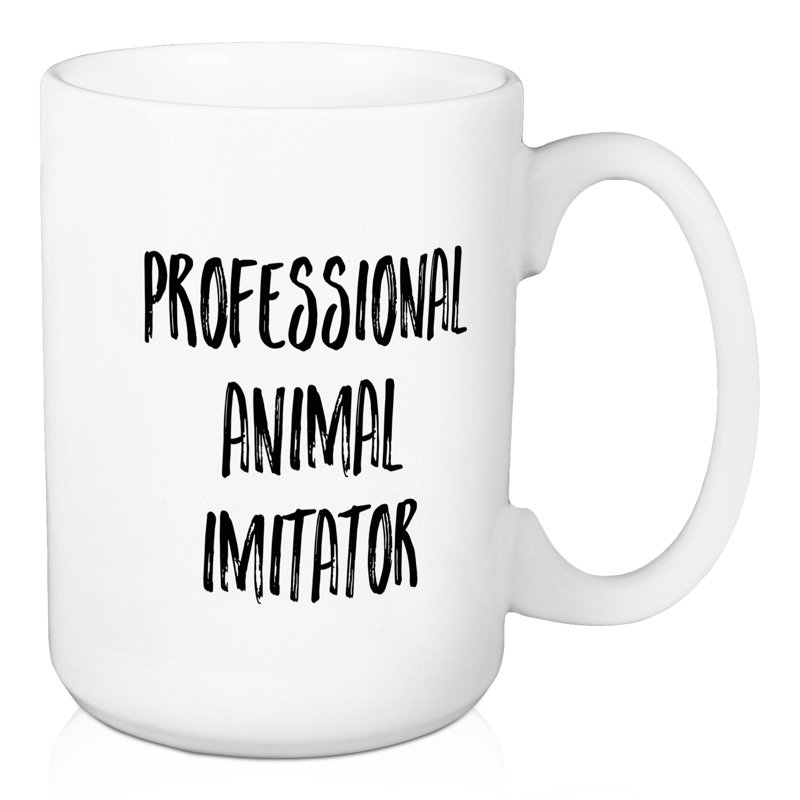 Tasse à café professional animal imitant Dovray