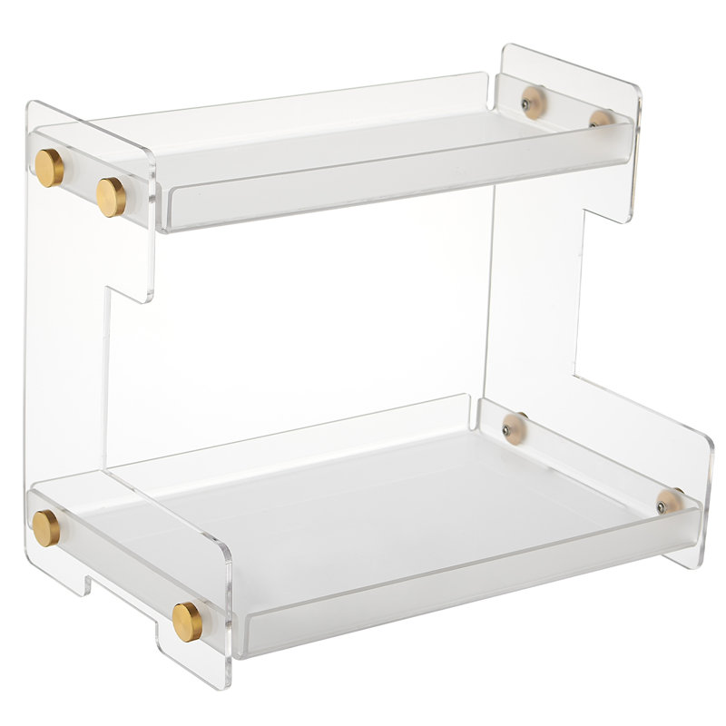 Pekarovic Acrylic Makeup Organizer, Frosted