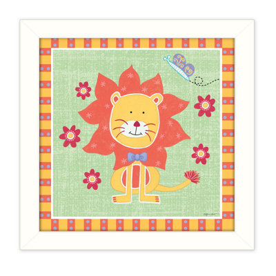 'Beetle and Bob Baby Lion' Printed Framed Wall Art