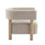 Fauteuil d'appoint rembourré Boucle
