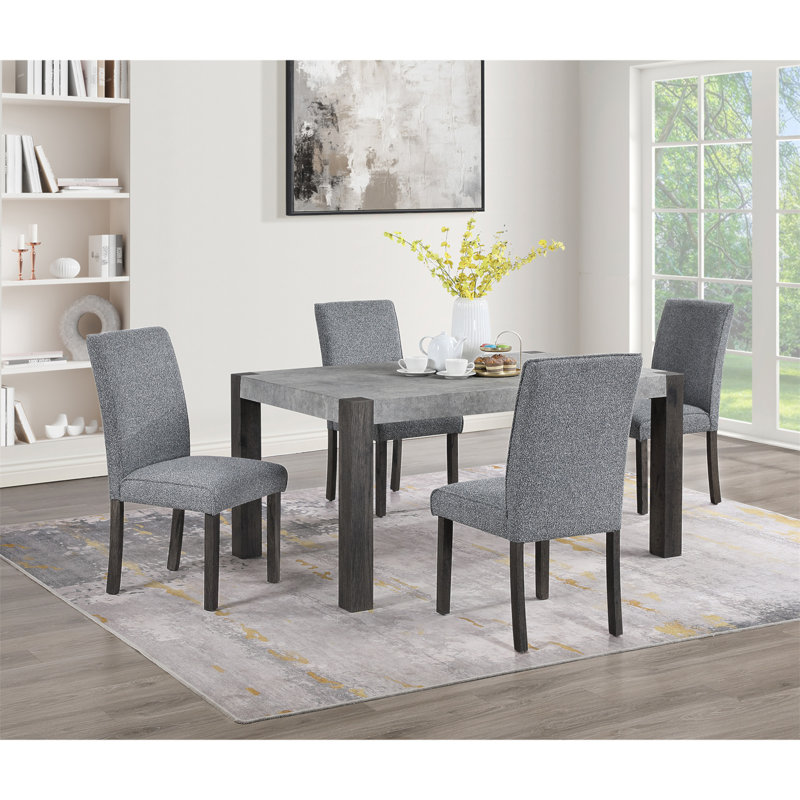 MIRIAM GREY DINING TABLE