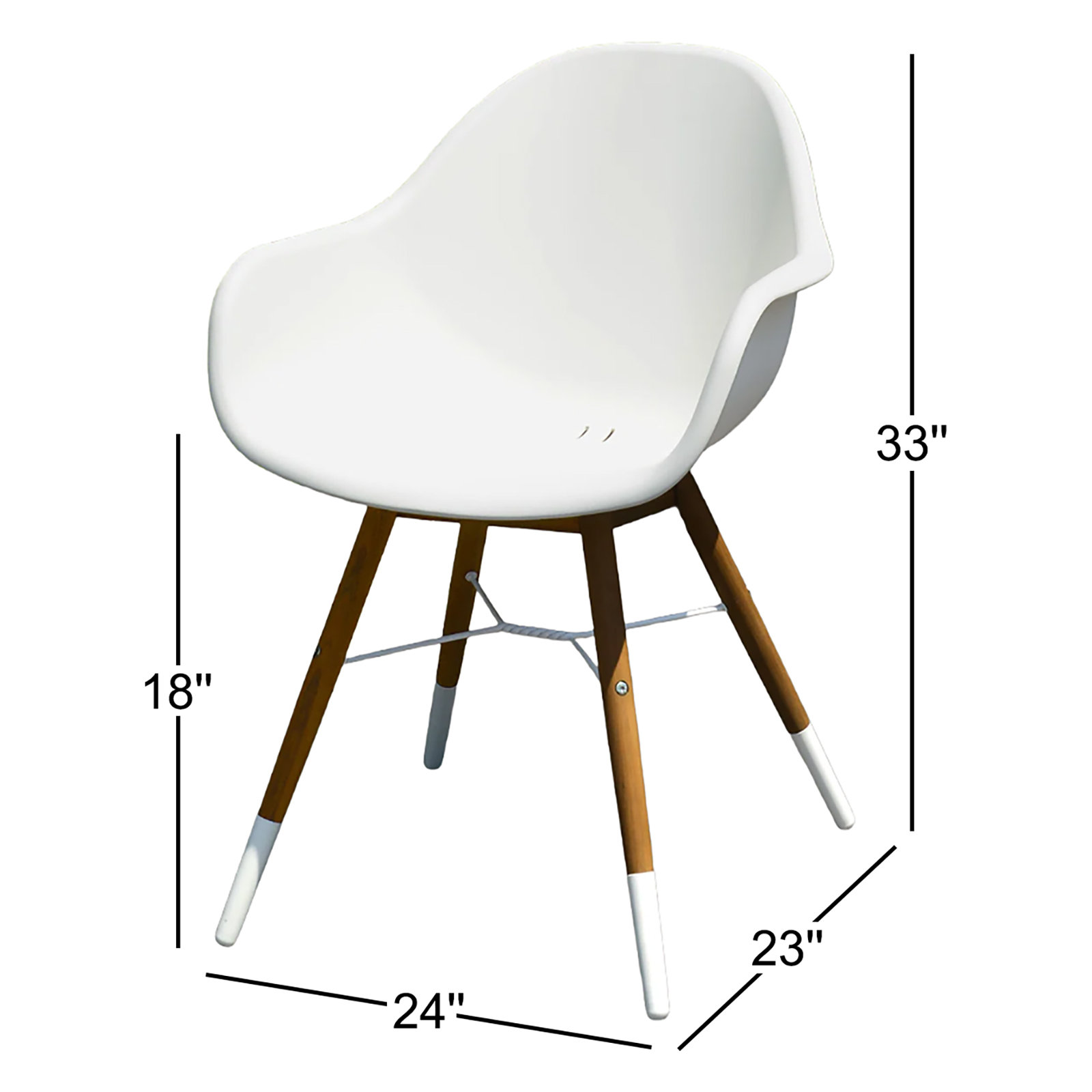 Rafael Reclining Teak Patio Armchair, Teak