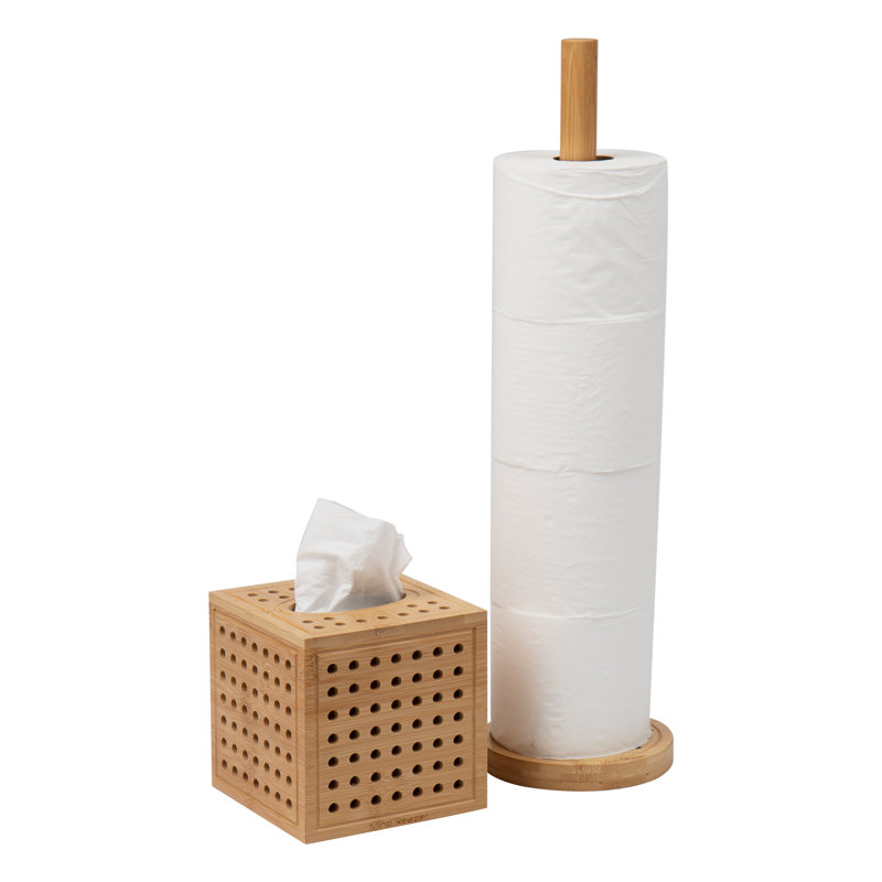 2 Piece Bathroom Accessory Set