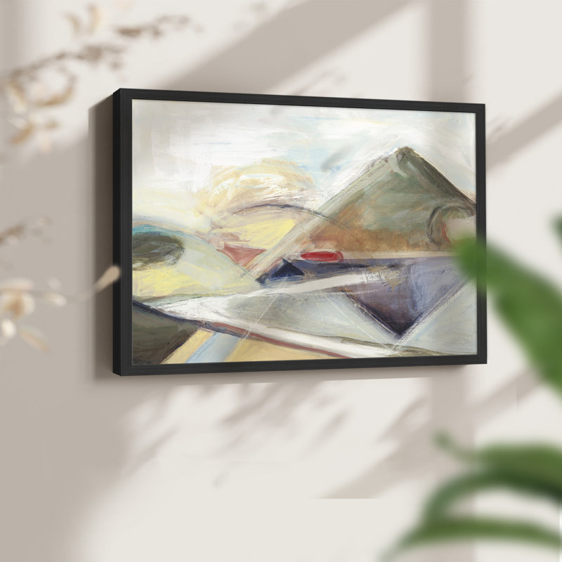 PURPLE REFLECTION -Framed Print - Restickable, H 16 po x l 20 po, Noir, noir, noir, noir