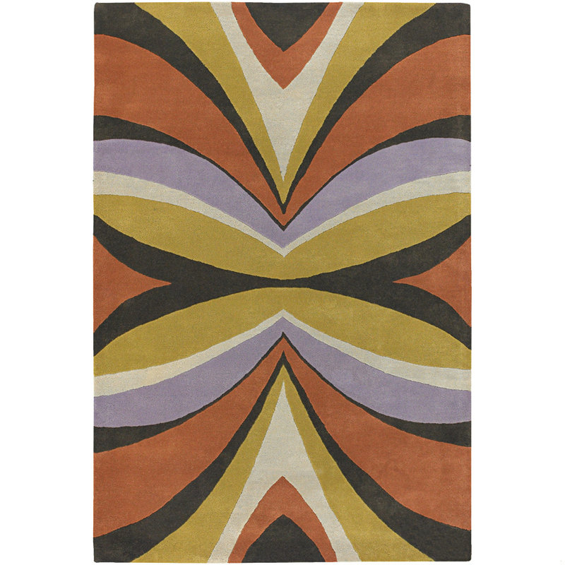 Tapis d'intérieur en laine Stickel, Rectangle 7 pi 9 po x 10 pi 6 po