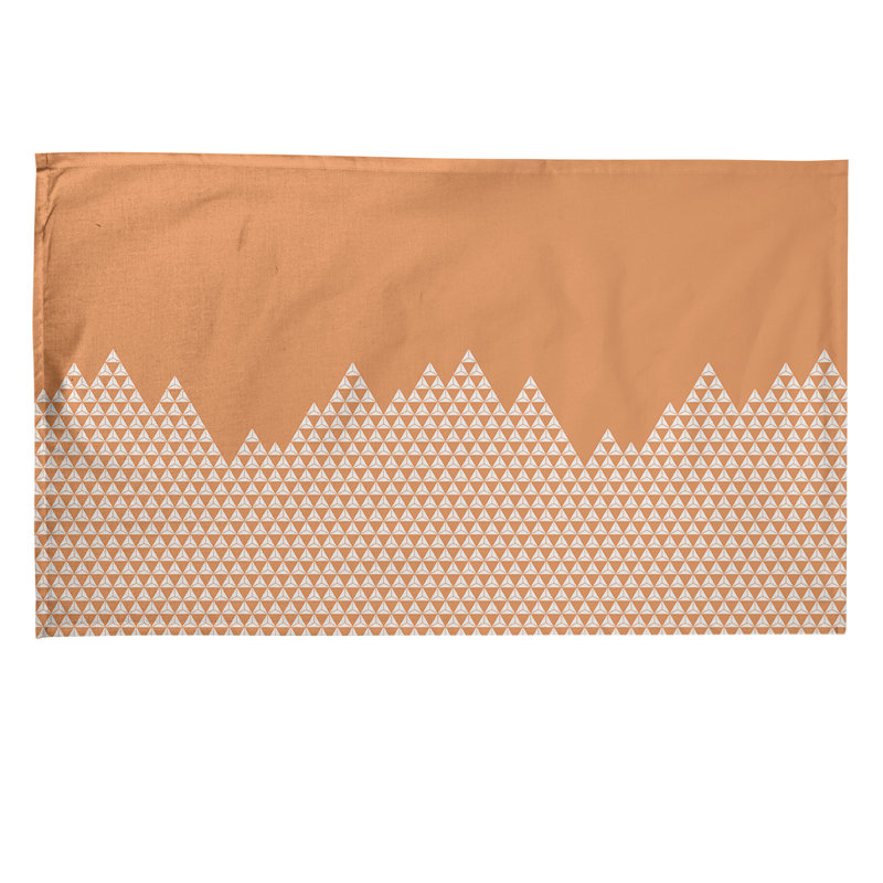 Tea Towel Kitchen Towel, Poly Twill, Orange