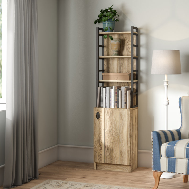 Geertruida 167cm H x 45cm W Aluminium Standard Bookcase