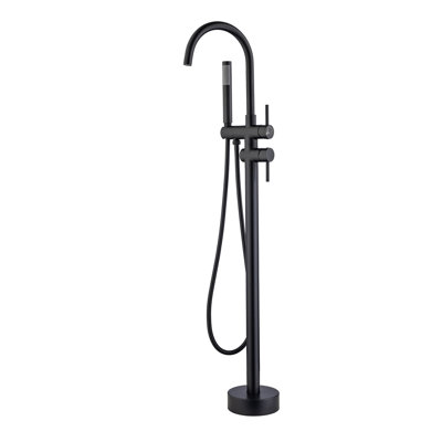 Bec de baignoire fixé au sol