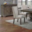 Chaises d'appoint traditionnelles 2Pc rembourrées