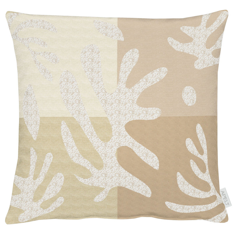 Abstract Square Cushion Cover Cushion, 49 x 49cm, Brown