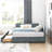 Full Size Velvet Upholstered Bed Frame With And Storage Compartment, Suitable For Bedroom Living Room Comfortable Upholstery Hidden Storage, Space-394317130