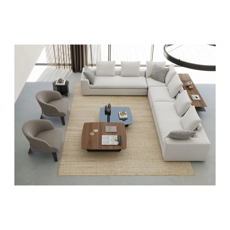 Belvedere Solid Wood Top Nesting Coffee Table