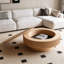 Table basse ronde en MDF avec rangement-826649740-826649741