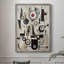 ABSTRACT Series D III, reproduction encadrée - bois massif-367372275