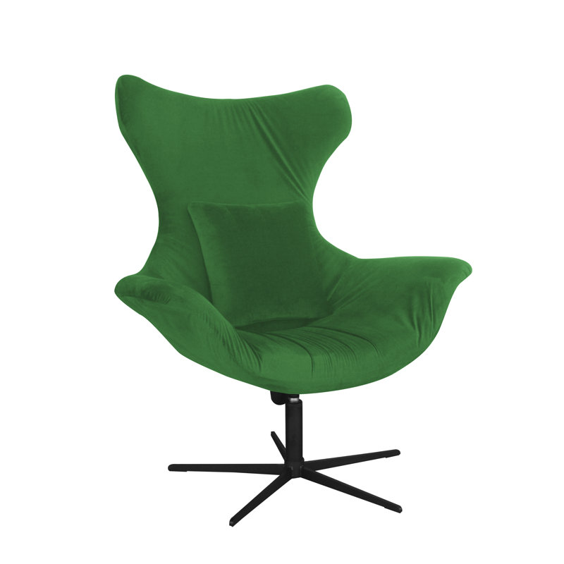 Swivel Lounge Chair, Green