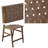 Counter Stool with Solid Wood Frame