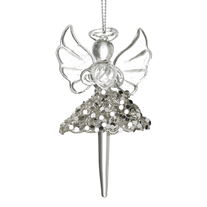 9cm Glass Hanging Figurine Ornament