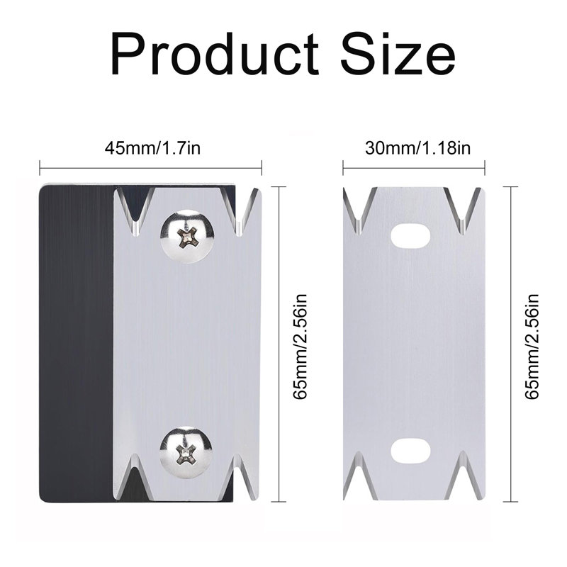 Woodworking Edge Banding Trimmer, Hand Veneer Edge Cutter with 2 Replacement Stainless Steel Blades for PVC ABS Wood Deburring Chamfer