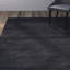 Frann Handmade Tufted Wool Area Rug in Black-29161346