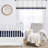 Hotel Curtain Striped Cotton Tailored Window Valance-1018307724