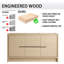 Base de meuble-lavabo double 60 po