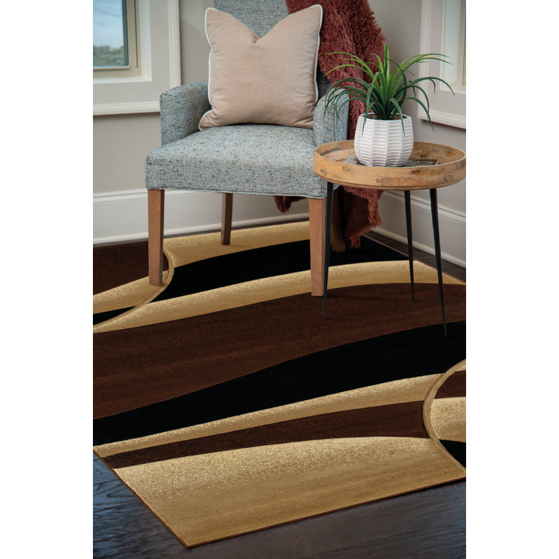 Dov Abstract Indoor Rug, 2'7" x 7'4"