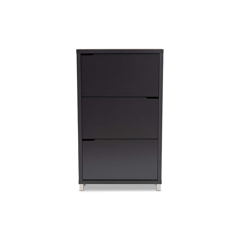 Armoire à chaussures Simms, Gris