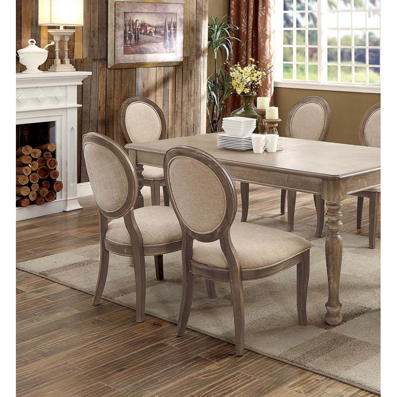 Chaises d'appoint transitionnelles rustiques, Brun, Beige