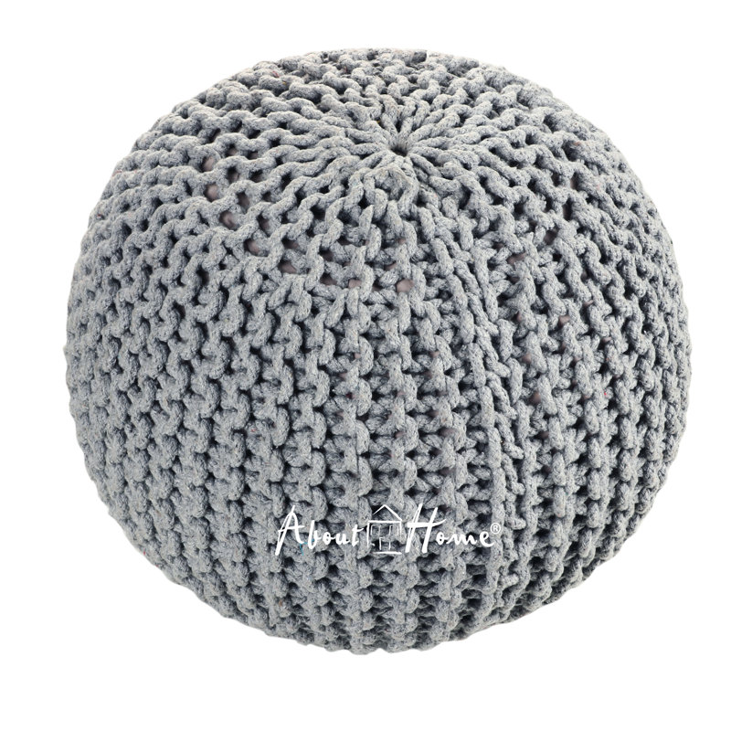 Cotton Outdoor Friendly Classic Bean Bag, Silver