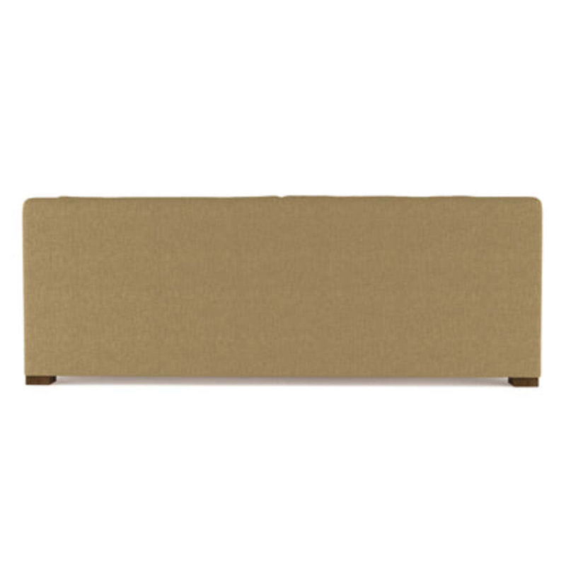 Crosby Slope Arm Sofa, Plush Velvet Alabaster, 32.5" H x 96" W x 38" D, Weathered
