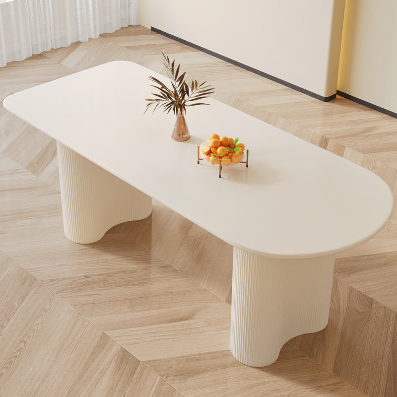 Ensemble de table de salle à manger 62,99 po, 7 pièces : table, 6 chaises, H 29,52 po x l 31,49 po x P 62,99 po