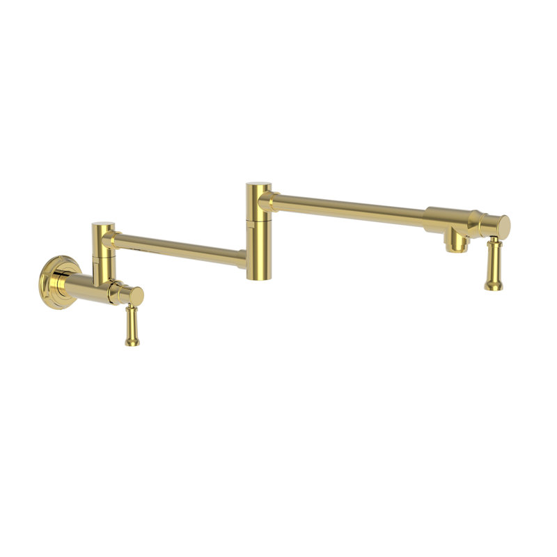 Gavin Wall Mount Pot Filler, Polished Gold (PVD)