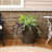 Kehlani 19.5" x 19.5" x 17.5" Round Sable Polyresin Outdoor Planter Pot - Weathered Sable-1595174755-1478512455